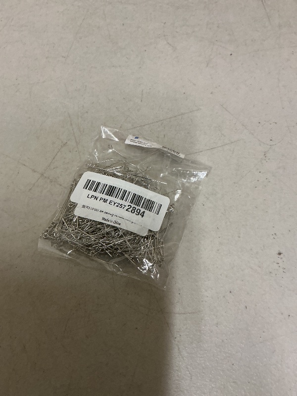 Photo 1 of 300 Pcs 1.6 Inch 304 Stainless Steel Open Eye Pins Headpins for Jewelry Necklace Making, (Silver)