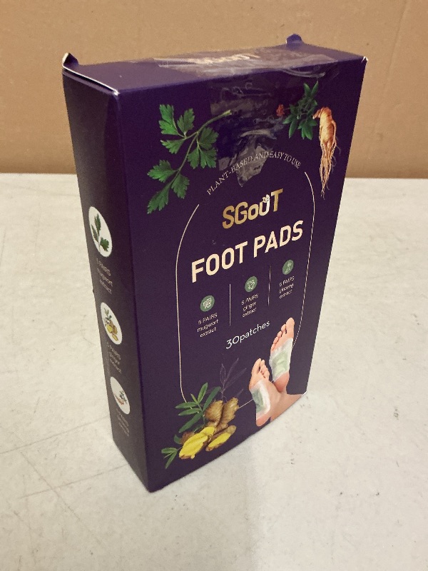 Photo 1 of Sgout 30Pack Ginger Wormwood Ginseng Foot Pads for Better Sleep and Relief Stress, Deep Cleansing Combination for Foot Care Patch, Relieving Fatigue and Relaxing Muscles & Tendons, Improved Sleep