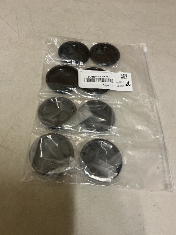 Photo 1 of HOMOTEK 8 Pack Closet Door Finger Pulls, 2-1/16' Round Sliding Door Handles, Matte Black