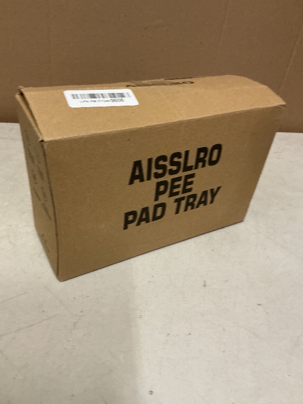 Photo 1 of Aisslro Pee Pad Holder for Dogs, 27"X27" Non-Slip Silicone Puppy Pad Holder with 1-Inch Raised Edge, Floor Protection for Indoor Use, Fits Most Training Pads, Easy to Clean, Khaki
