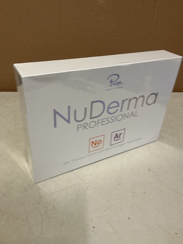 Photo 1 of NuDerma Professional Skin Therapy Wand - Portable Skin Therapy Machine with 6 Neon & Argon Wands – Boost Your Skin – Clear Firm & Tighten