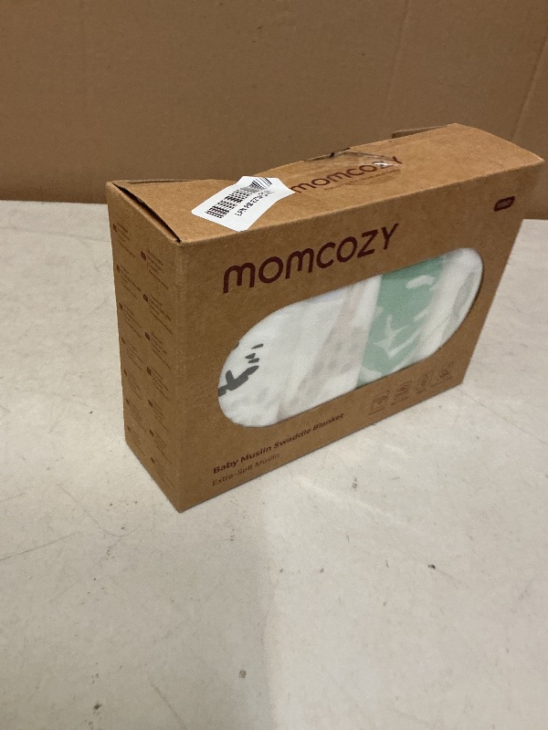 Photo 1 of Momcozy Muslin Best Wishes Swaddle Blankets, Ultra Soft Neutral Registry Essentials, Jungle Trails & Wild Pals, Breathable Large 47'' x 47'' Newborn Boys Girls Receiving Blanket