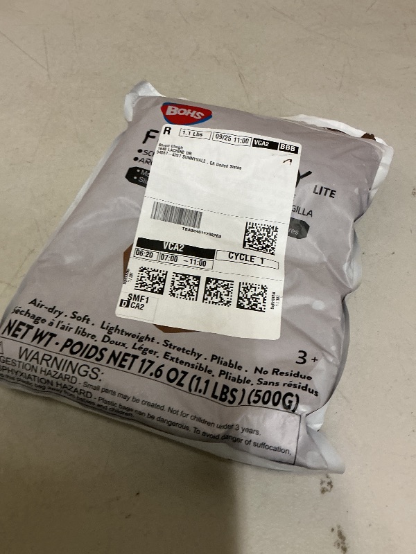Photo 1 of BOHS Brown Modeling Foam Clay - 1.1 Lbs, Squishy,Soft, Air Dry -for Flower Mirror,Cosplay,Fake Bake, Slime Supplies-500g