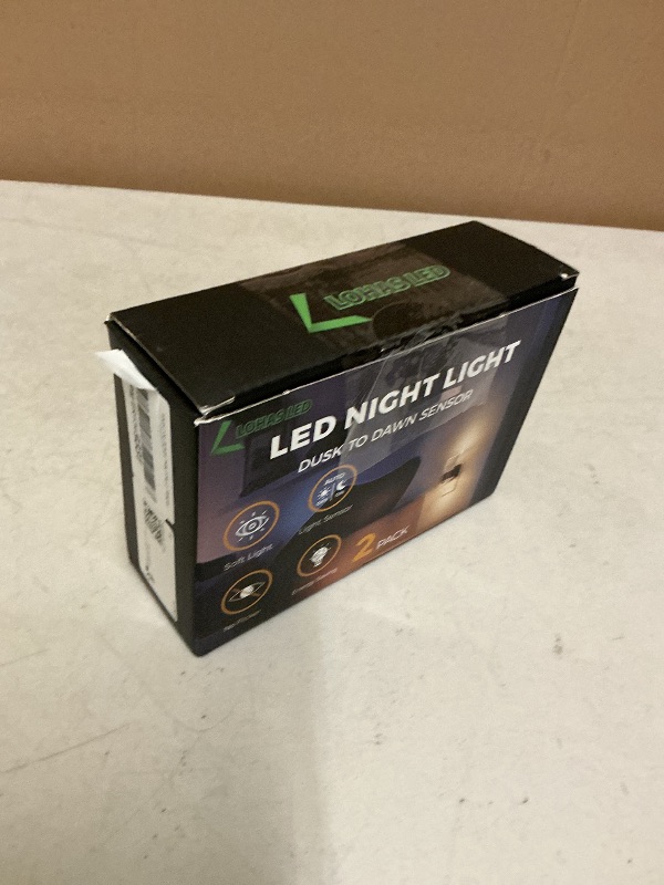 Photo 1 of L LOHAS LED Night Light,Dimmable Night Lights Plug into Wall, 2 Pack Acrylic Nightlight with 0-100 LM Adjustable Brightness, 3000K Plug in Night Light with Dusk to Dawn Sensor, for Bathroom Hallway