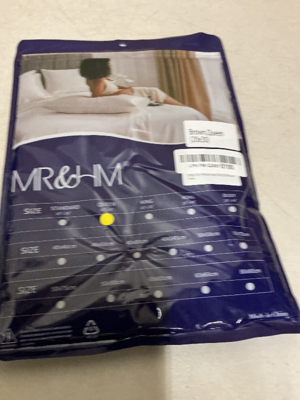 Photo 1 of MR&HM Satin Pillowcase for Hair and Skin, Silk Satin Pillowcase 2 Pack, Queen Size Pillow Cases Set of 2, Silky Pillow Cover with Envelope Closure (20x30, Brown)