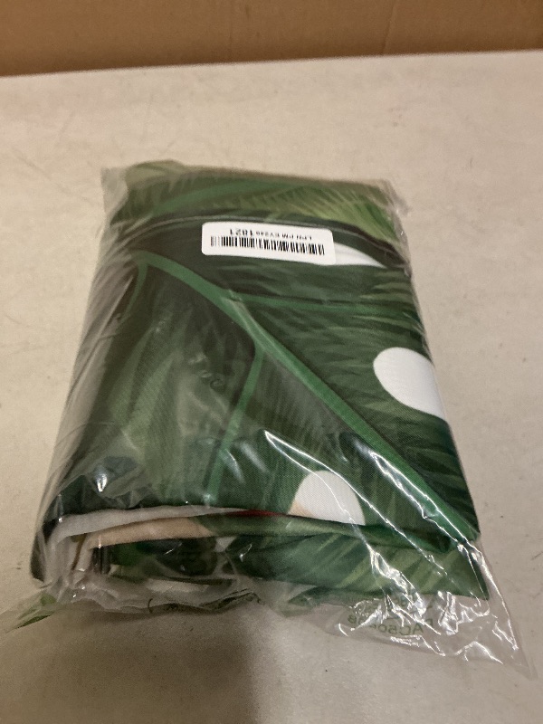Photo 1 of TWLSNCD No Hook Tropical Shower Curtain with Snap in Liner Set - Summer Green Palm Monstera Plant Leaf for Bathroom Decor - Hotel Quality Botanical Ringless Double Layer 71" x 74"