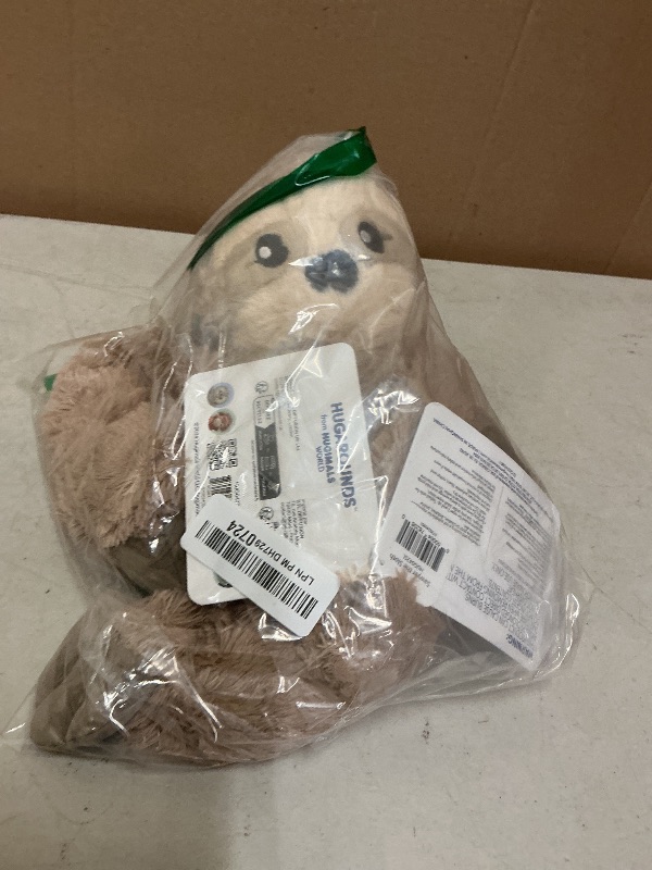 Photo 1 of HUGIMALS Hugarounds Sawyer The Sloth 2.5 lb Microwaveable & Freezable Weighted Plush Neck & Shoulder Wrap | Soothing, Comforting Hugs for Self-Care & Relaxation | Unscented for Ages 2+