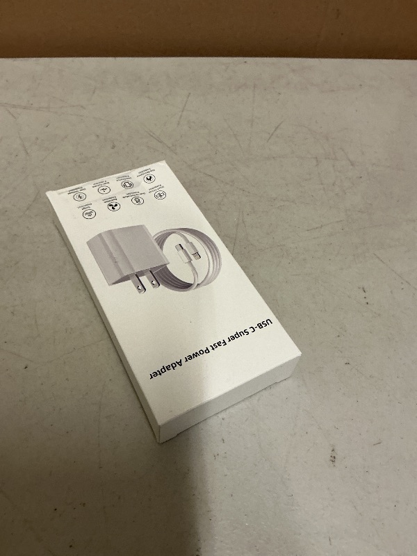 Photo 1 of iPhone Fast Charger,Apple Charger Super Quick iPhone Charger Fast Charging 10FT Long Type-C to Lightning Cable Cord USB C Wall Charger Block Adapter for iPhone 14 13 12 11/13Pro Max/12Mini/XS/XR