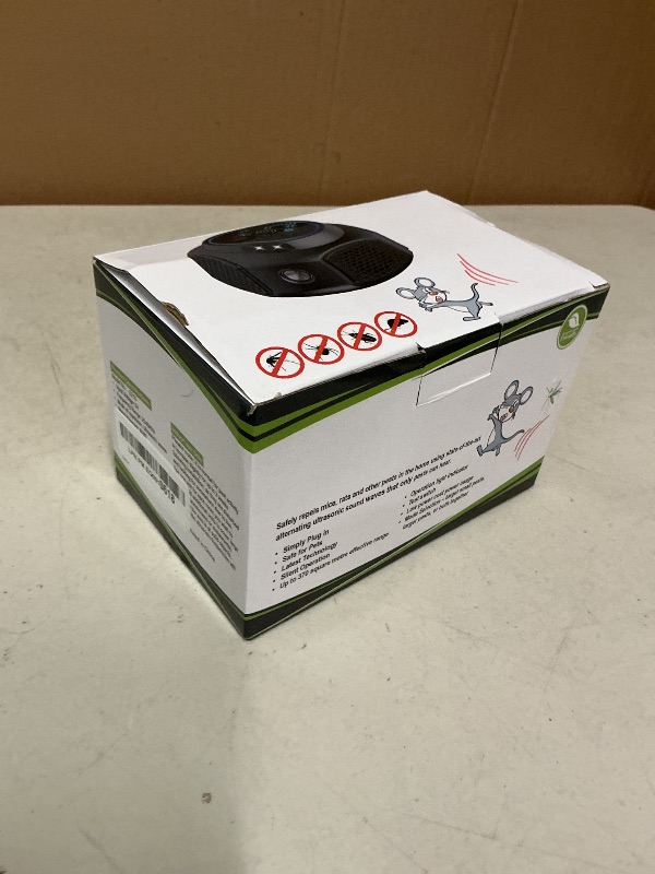 Photo 1 of 2 Pack Ultrasonic Pest Repellent Plug in, Indoor Pest Rodent Control for Mouse Mice Rat Squirrel Bat Roach Spider Ant Bug, Electronic Repelling Device Mouse Traps