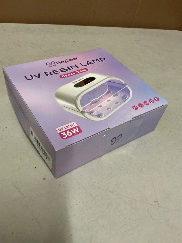Photo 1 of HeyClear UV Light for Resin, 36W Large Double-Sided UV Lamp | 2-in-1 Detachable, Resin Fast Curing Machine with 360° Coverage for Resina Molds, DIY Crafts & Decor, Jewelry Making