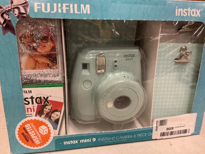 Photo 1 of Fuji film Instax Mini 9 6 pcs Gift Set Instant Camera -Ice Blue 2.7x4.7x4.6