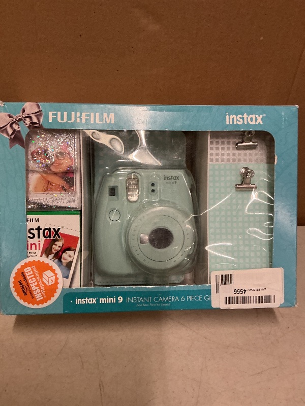 Photo 1 of Fuji film Instax Mini 9 6 pcs Gift Set Instant Camera -Ice Blue 2.7x4.7x4.6