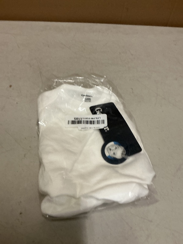 Photo 1 of Gerber Baby Short Sleeve Onesies Bodysuits, Solid White, 0-3 Months