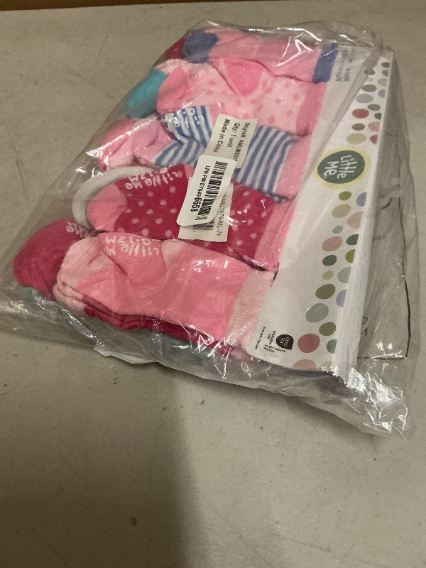 Photo 1 of Little Me 20-Pair Newborn Baby Infant & Toddler Girls Socks, 0-12/12-24 Months, Assorted Size Pack, Multi, 20 count (Pack of 1)
