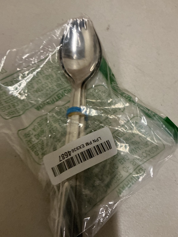 Photo 1 of 6-pack Salad Forks,1 1/2"Wide 18/10 Stainless Steel 8 1/4"Long Handle Spork - 2 In 1 spoon and fork,Spaghetti Salad Forks Fruit Appetizer Dessert set for Everyday Use Dinner Spoons