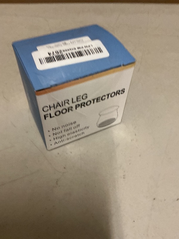 Photo 1 of 28Pcs Chair Leg Floor Protectors for Hardwood Floors Silicone Small Caps Felt Furniture Pads Covers Clear Chair Sliders, Protect The Floor from Scratches(Fit:0.5"-0.89")