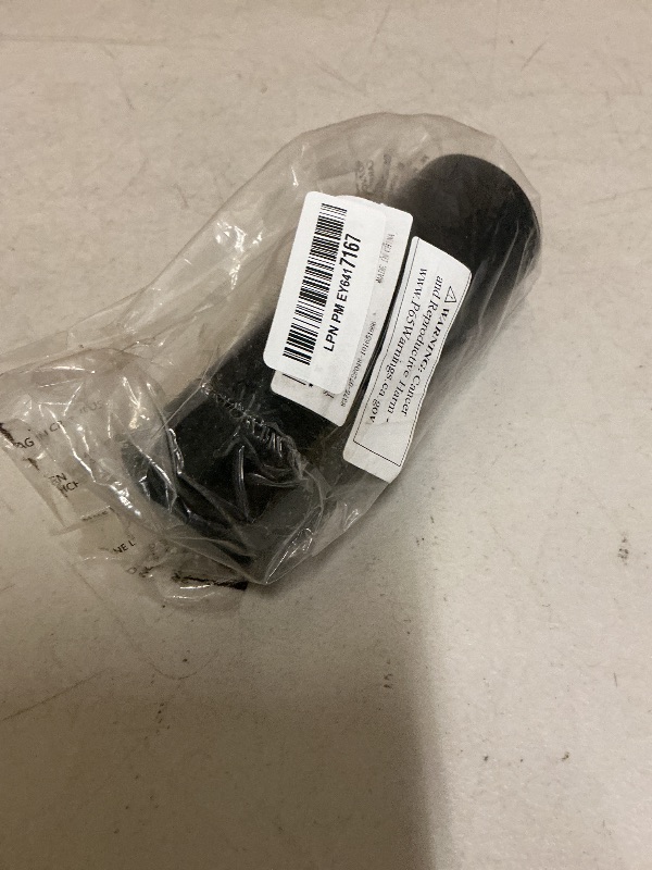 Photo 1 of uxcell 1.75" ID 6" Length 4-Ply Reinforced High Temp Straight Coupler Silicone Reducer Hose Black for Car Intercooler Intake Piping