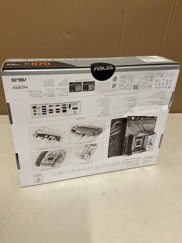 Photo 1 of ASUS ROG Strix X870-A Gaming WiFi AMD AM5 X870 ATX Motherboard 16+2+2 Power Stages, Dynamic OC Switcher, Core Flex, DDR5 AEMP, WiFi 7, 4X M.2, PCIe® 5.0, Q-Release Slim, USB4®, AI OCing & Networking