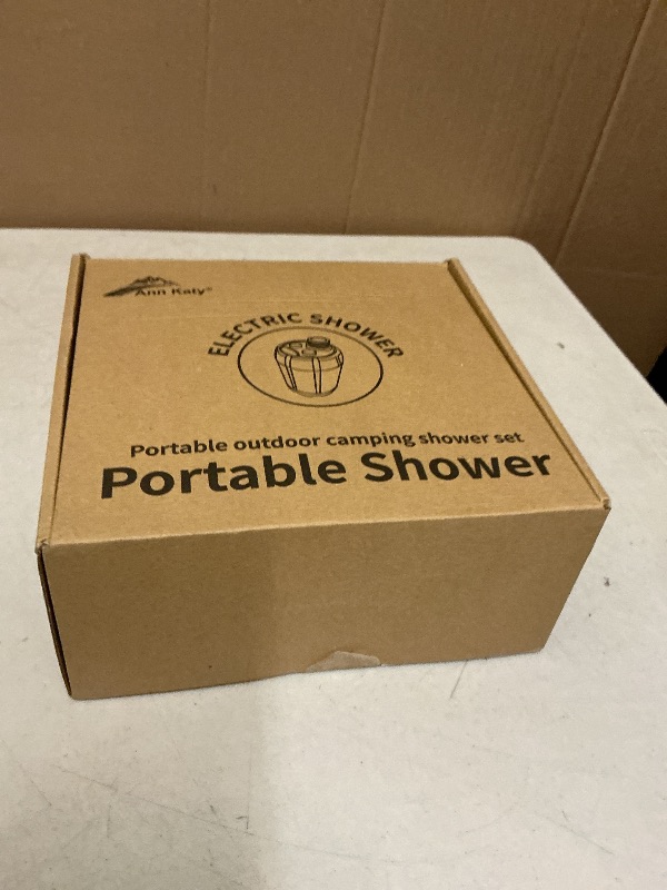 Photo 1 of Portable Shower for Camping with Reverse Charging Function,Portable Shower Pump with Rechargeable Electric,Portable Shower Head,Portable Hose,with 3 Spray Modes for Camping,Hiking,Traveling