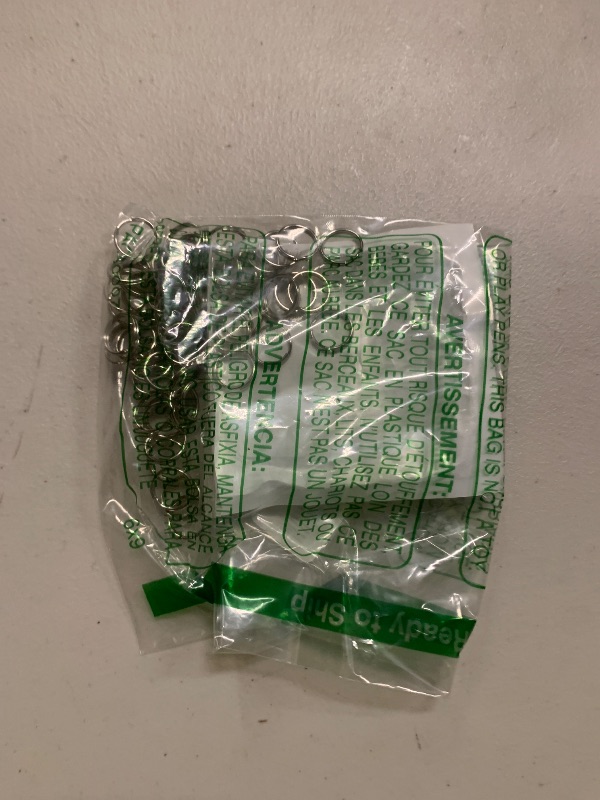 Photo 1 of 100 PCS 5/8" Small Split Ring for Keychains, Double Loops Round Split Jump Rings Jewelry Making Metal Small Key Rings for Pet Collar Tag Luggage Tags DIY Craft Accessories