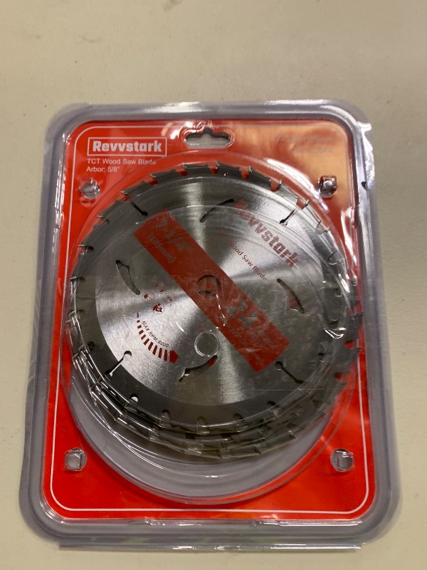 Photo 1 of 3 Pack Circular Saw Blade 7-1/4" 24T with 5/8" Arbor, Carbide Tipped Teeth, TCT Saw Blades for Cutting Various Wood, Plastic and Composite Materials, Fit Dewalt Craftsman Ryobi Milwaukee
