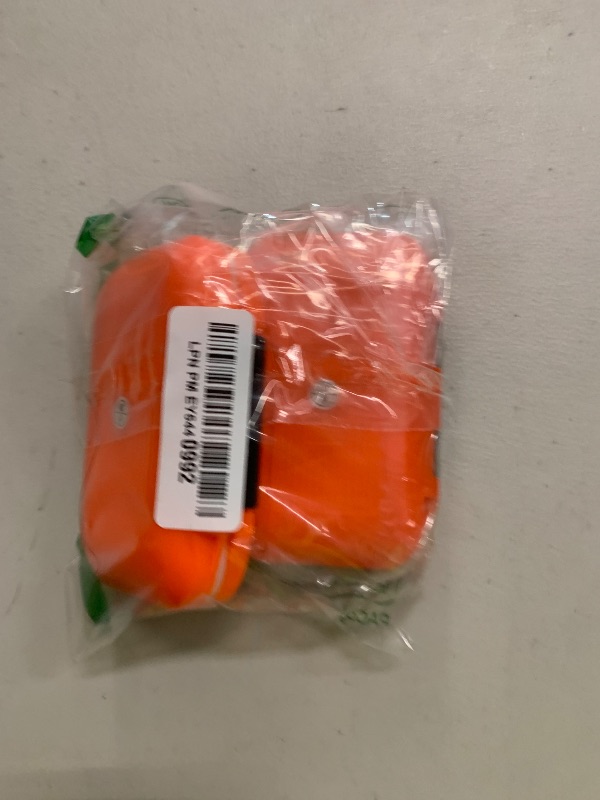 Photo 1 of 2x Small Hard Fishing Tackle Box Portable Case Hooks Lure Baits Storage Box Containers For Storing Swivels Jigs Hooks Sinker,12 Compartments (Orange (Waterproof))