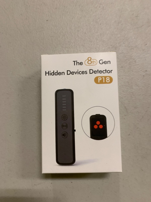 Photo 1 of abyliee Upgraded Hidden Camera Detector - AI-Powered Anti-Spy Device, GPS Tracker & Bug Detector, Portable RF Signal Scanner for Hotels, Travel, Home & Office (Black)