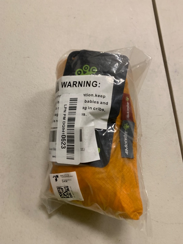 Photo 1 of 4Monster Hiking Daypack,Water Resistant Lightweight Packable Backpack for Travel Camping Outdoor (A-orange, 32L)