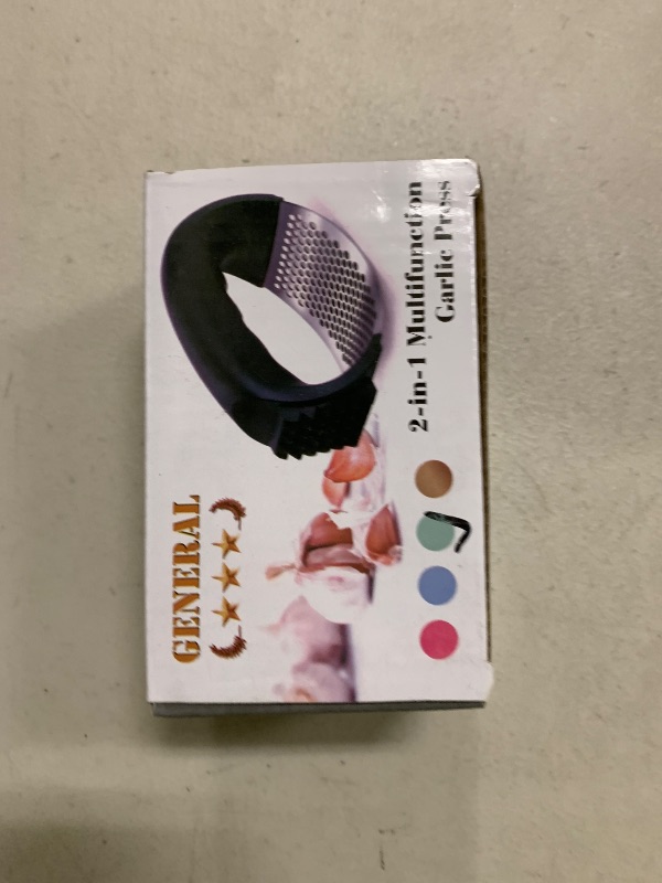 Photo 1 of 2024 Upgraded Garlic Press - Stainless Steel Rocker, Cool Kitchen Gadget, Mini Garlic Chopper - Green