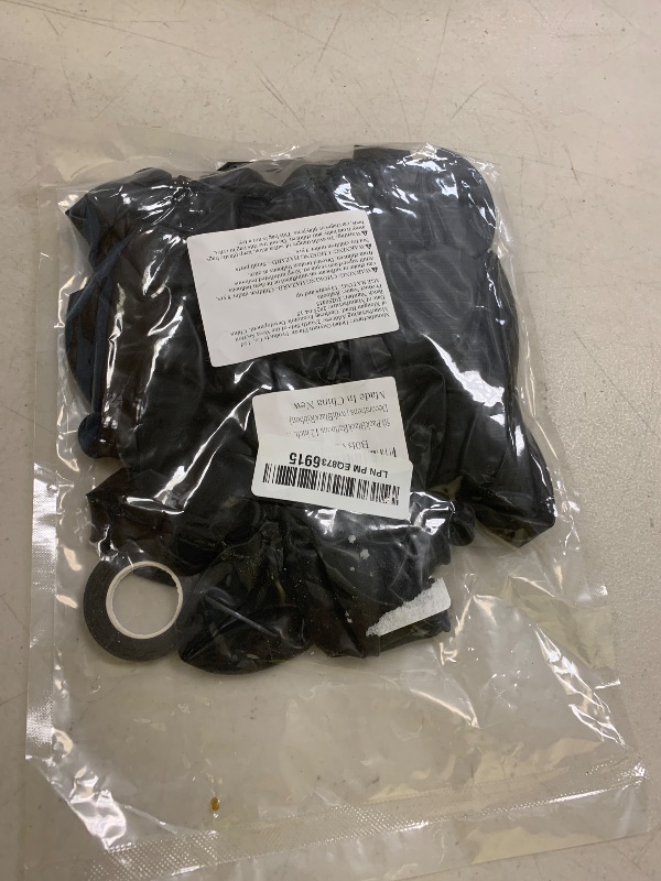 Photo 1 of FOTIOMRG Black Balloons - 12 inch, 50 Pack Latex Party Balloons for Birthday, Graduation, Baby Shower, Halloween, Father's Day - Includes Black Ribbon
