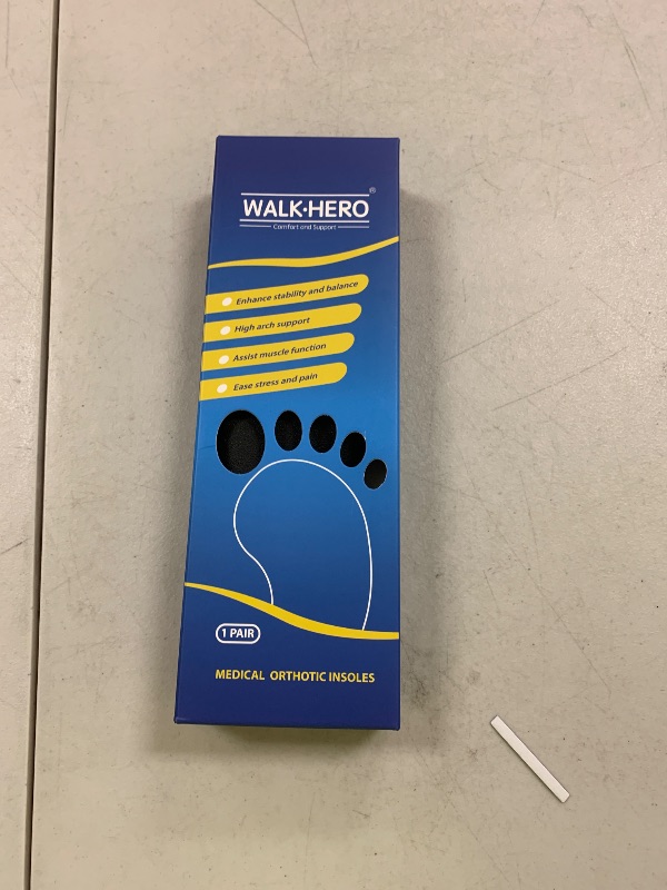 Photo 1 of Inserts Relieve Plantar Fasciitis - Flat Feet Insoles Arch Supports, Orthotic Insoles for Foot Pain Arch Pain Reduce Muscle Fatigue Absorb Shock (Mens 4-4 1/2 | Womens 6-6 1/2)