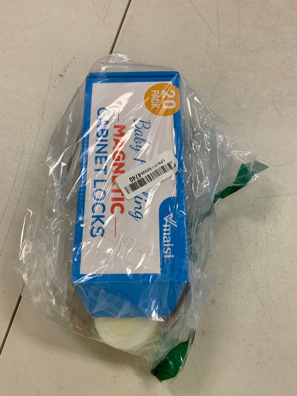 Photo 1 of 20 Pack Magnetic Cabinet Locks Baby Proofing - Vmaisi Children Proof Cupboard Drawers Latches - Adhesive Easy Installation