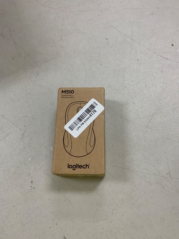 Photo 1 of Logitech M510 Wireless Mouse, Mouse for Laptop and PC with USB Unifying Receiver, Programmable Buttons - Graphite