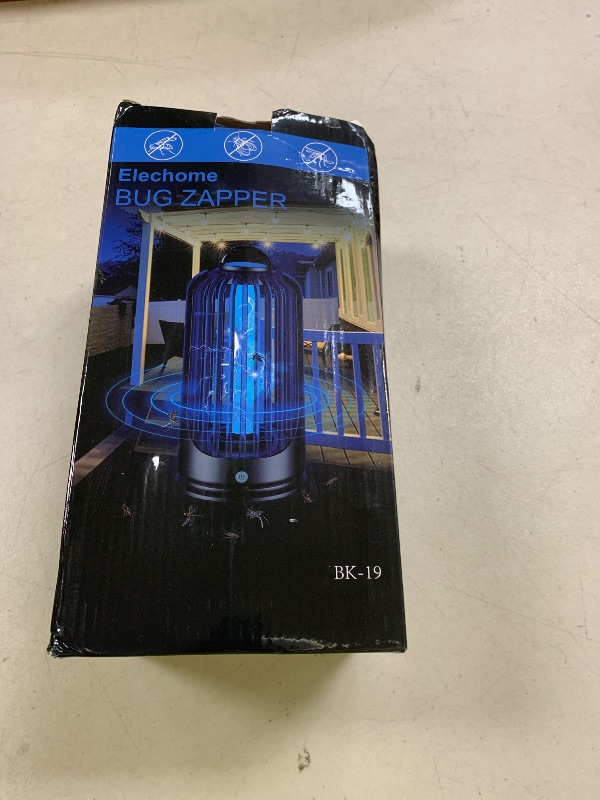 Photo 1 of Flying Insect Trap for Gnats, Mosquitoes, Flies, Moths, Fruit Fly Traps for Indoor Outdoor, Rechargeable Mosquito Bug Zapper with 3600V High Powered for Home, Patio