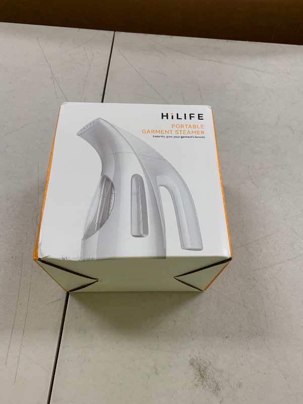 Photo 1 of HiLIFE Steamer for Clothes, Portable Handheld Design, 240ml Big Capacity, 700W, Strong Penetrating Steam, Removes Wrinkle, for Home, Office(ONLY FOR 120V)-Black