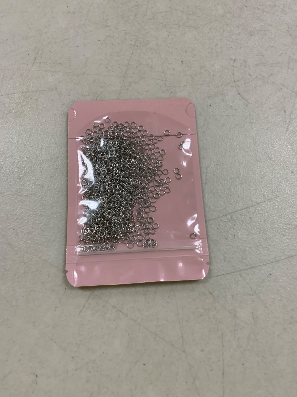 Photo 1 of 1000pcs 4mm Stainless Steel Jump Rings Connector Rings for DIY Craft Jewelry Making Necklaces Bracelet Earrings Keychains