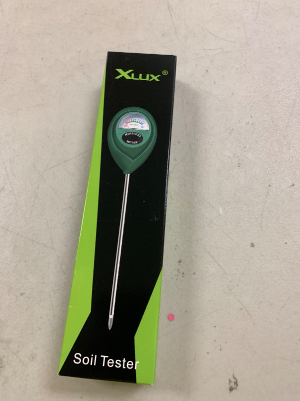 Photo 1 of XLUX Soil Moisture Meter, Plant Water Monitor, Hygrometer Sensor for Gardening, Farming, Indoor and Outdoor Plants, No Batteries Required