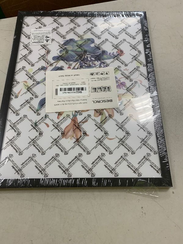 Photo 1 of BESCRCL 12x16 Frame Wall Hanging Picture Frames, Black, 1 Pack