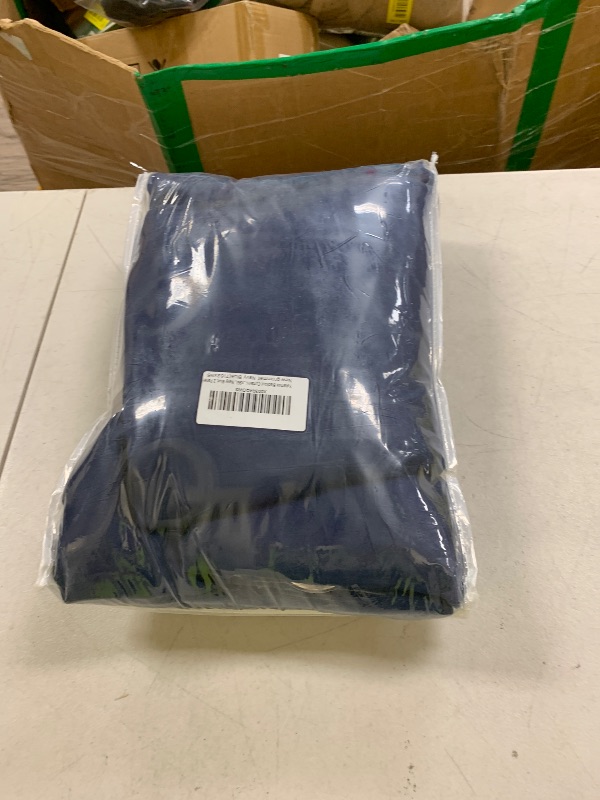 Photo 1 of Yakamok Blackout Curtains Room Darkening Thermal Insulated Window Panels,Solid Grommet Top Drapes for Bedroom/Living Room(62Wx96L, Navy Blue, 2 Panels)