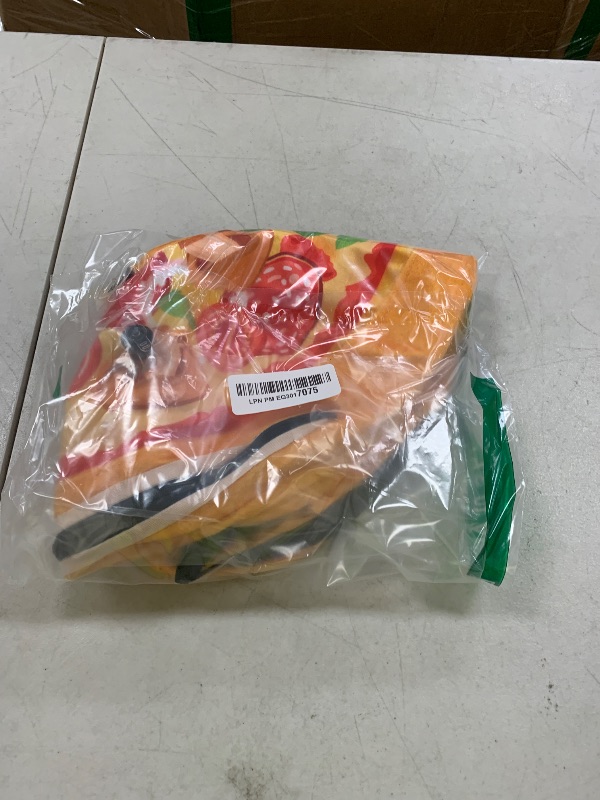Photo 1 of Grand Line Pizza Inflatable Collar for Dog and Cat, Soft Protective Recovery Cone After Surgery, Blow up Pet Donut Collar Cone, E-Collar Alternative Does not Block Vision (Cartoon,X-Large)