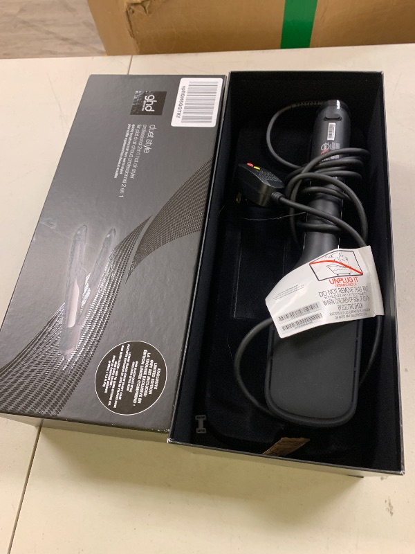 Photo 1 of ghd Duet Style Power Couple | Duet 2-in-1 Hot Air Hair Styler (Black) and Sleek Talker Wet to Sleek Hair Styling Oil (3.2 fl. Oz.) with Heat-Resistant Bag