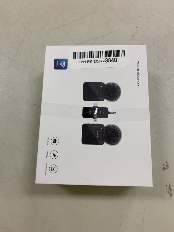 Photo 1 of BAILIXIN 3-in-1 Mini Microphone for iPhone, Android, Camera - 328ft Long Range, 20H Battery Life, Wireless Microphones, Lapel Mic with AI Noise Reduction for Video Recording, YouTube, TikTok