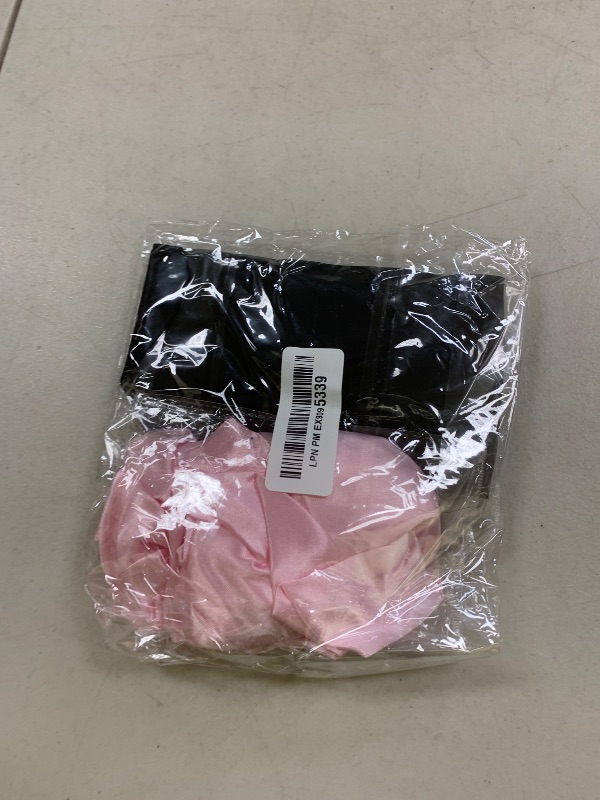Photo 1 of 2 Pack Satin Bonnet Silk Bonnet for Sleeping Women, Hair Sleep Bonnets for Women, Wide Soft Band Large Sleep Cap for Curly Hair Braids