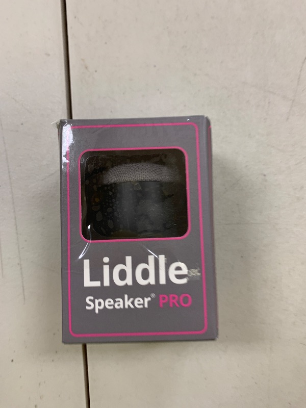 Photo 1 of D3 Products Liddle Speaker Pro - Magnetic PortableBluetooth Speaker with Microphone for iPhone 12/13/14/15/16-5W Wireless Audio, 8-Hour Battery, Water-Resistant - Magnetic Attach to Anywhere (Black)