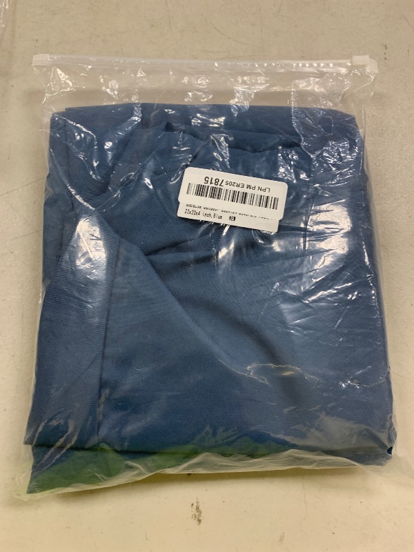Photo 1 of GUEGLSA Replacement Outdoor Cushion Covers 22x20x4,Waterproof Patio Seat Cushion Slipcovers, Chair Cushion Slip Cover, Set of 2, Blue