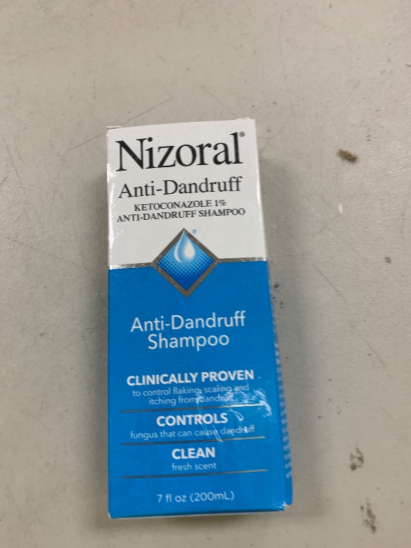 Photo 1 of Nizoral Anti-Dandruff Shampoo with 1% Ketoconazole, Fresh Scent, 7 Fl Oz