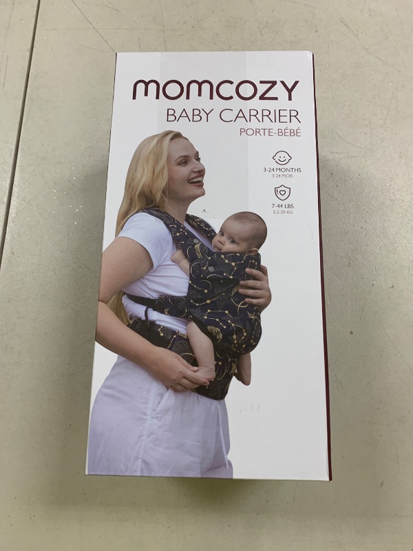 Photo 1 of Momcozy Baby Carrier - Ergonomic, Cozy and Lightweight Carrier for 7-44lbs, Effortless to Put On, Ideal for Hands-Free Parenting, Enhanced Lumbar Support, Purehug for Infant to Toddler, Black