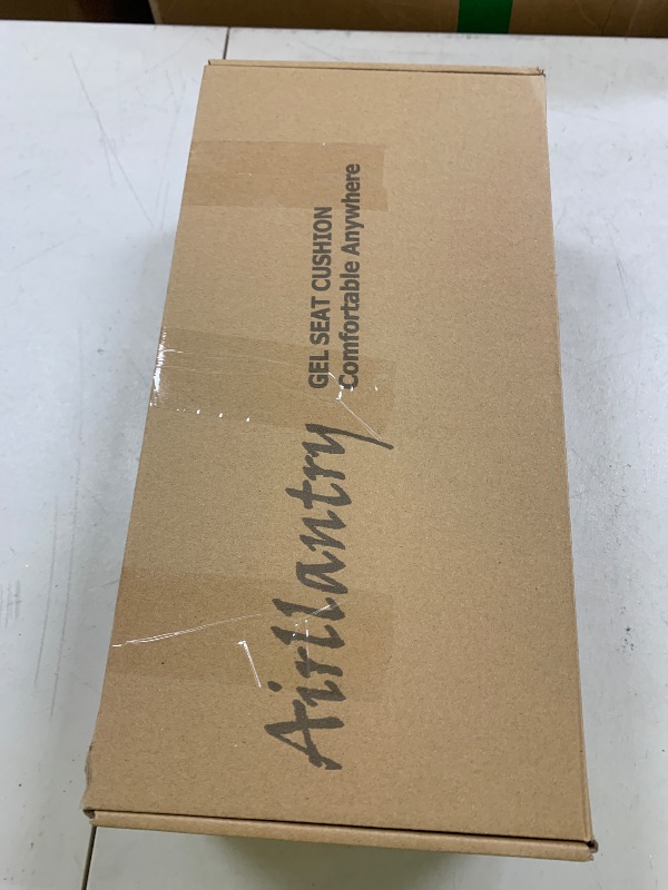 Photo 1 of Airllantry Thicken 19.7in Seat Cushion, Gel Seat Cushion for Long Sitting–Office Chair, Wheelchair, Car Pad, Large Cooling Support Pad for Back Pain, Sciatica, Tailbone Pain Relief
