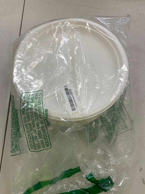 Photo 1 of hooray mida 100% Compostable Plates - 125-Count Heavy Duty Disposable 10-Inch Plates Made of Bagasse - Eco-Friendly and Sustainable