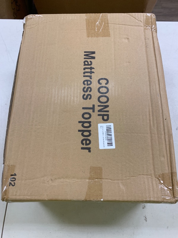 Photo 1 of COONP California King Mattress Topper, Extra Thick Pillowtop, Cooling Plush Mattress Pad Cover Cotton Top Bed Topper Protector with 8-21 Inch Deep Pocket